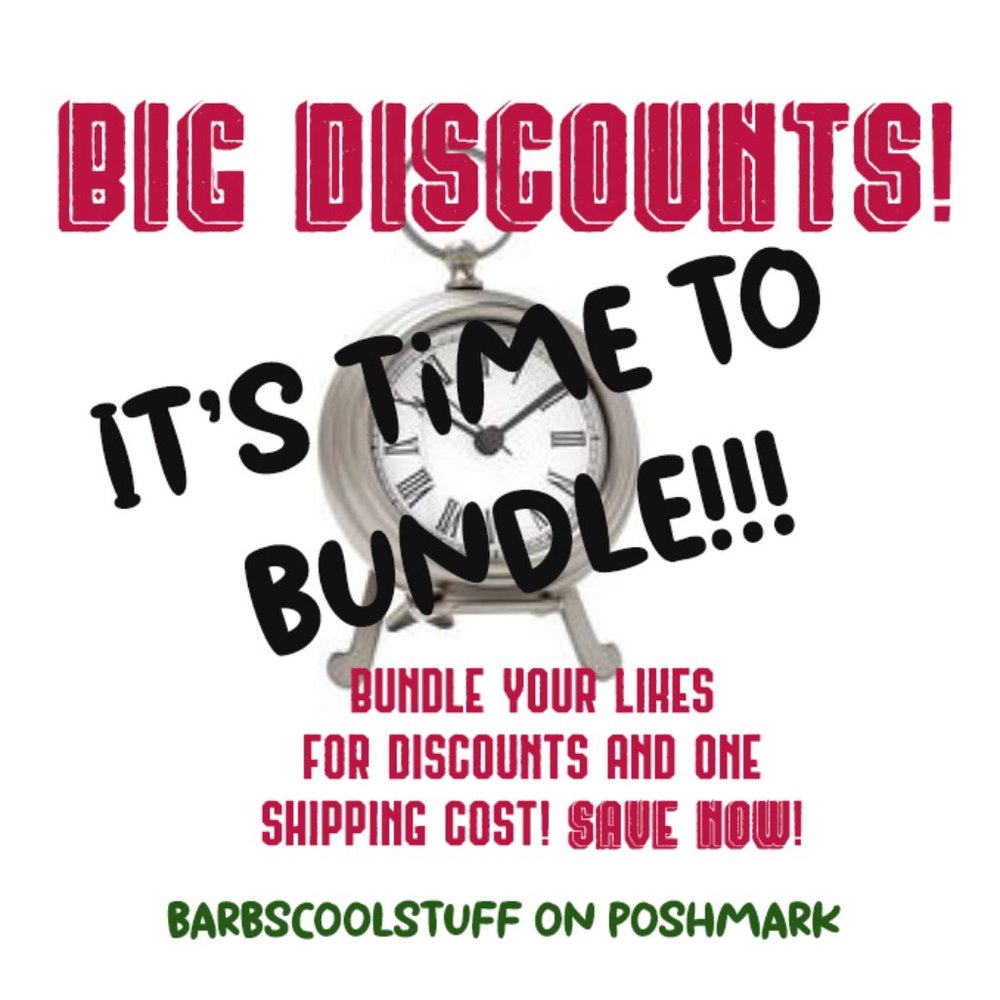 BUNDLE FOR SAVINGS!!!!!